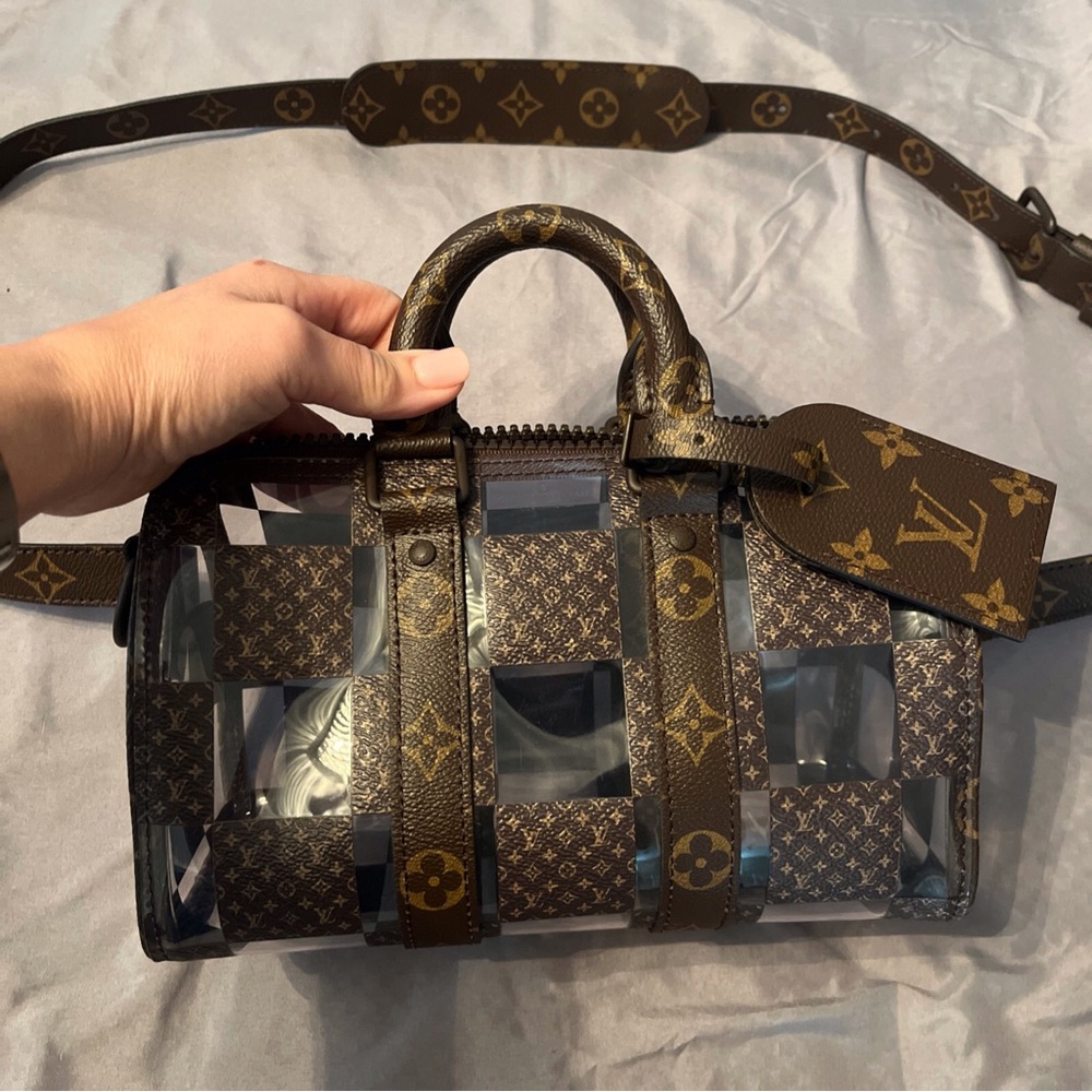 Louis Vuitton Monogram Chess Keepall Bandouliere 25